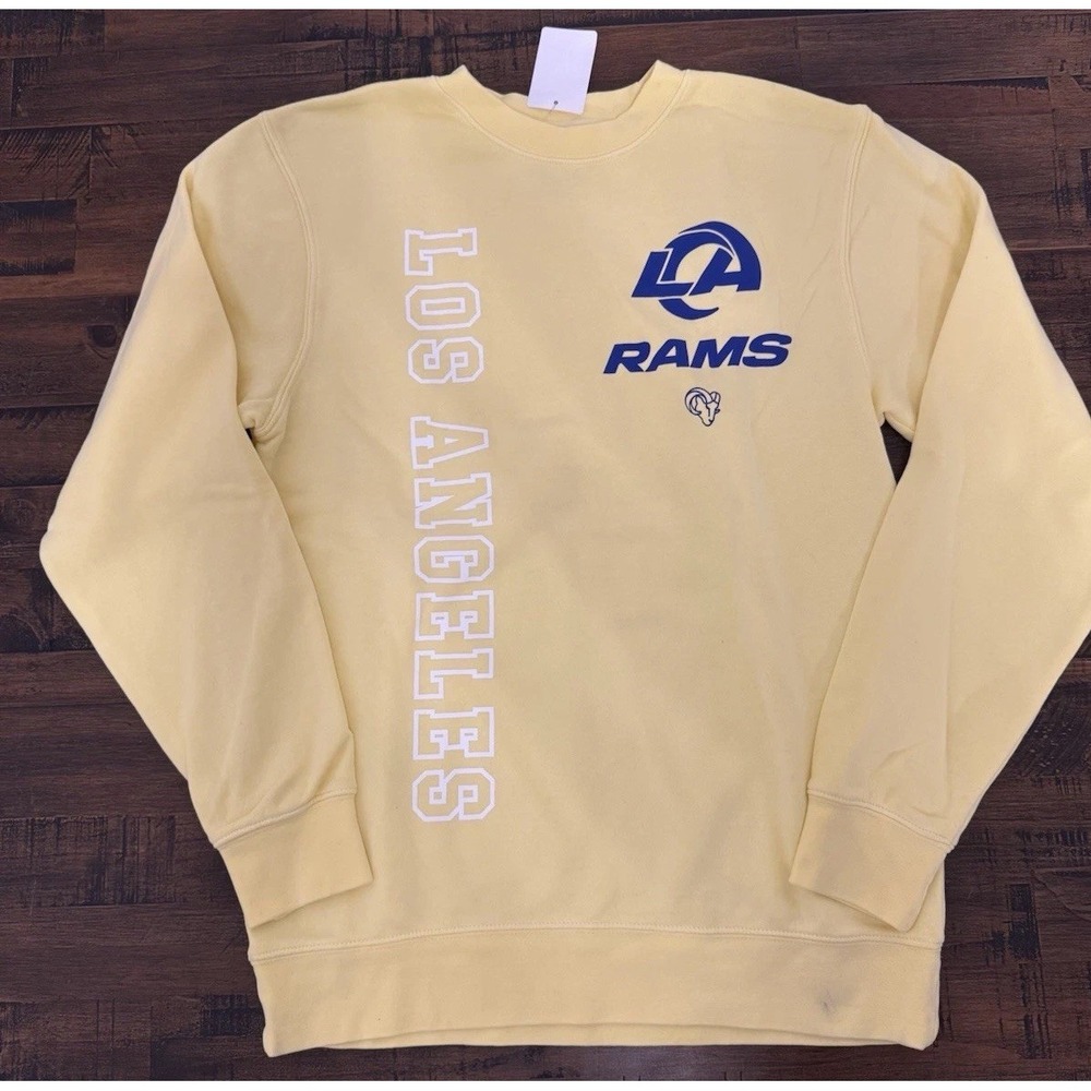The Wild Collective Unisex Crewneck Sweatshirt Lost Angeles Rams NFL Sz Small S